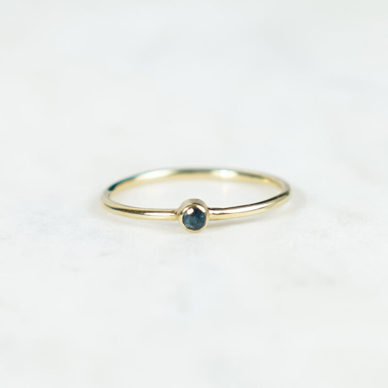 Tiny sapphire ring
