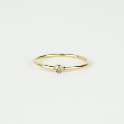 Tiny diamond ring