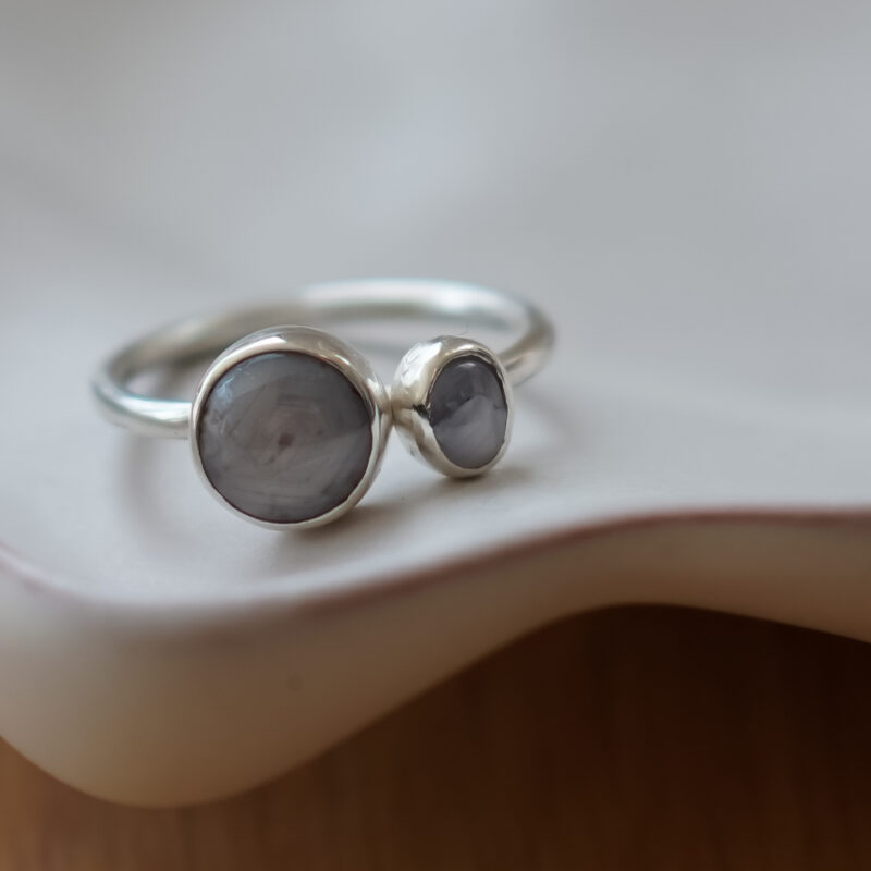 Ring Gray Sapphire