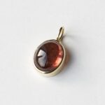 Pendant with Dark Pink Tourmaline