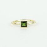 Ring Met Vierkante Toermalijn