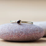 Birthstone ring: January