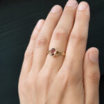 Ring met grote toermalijn